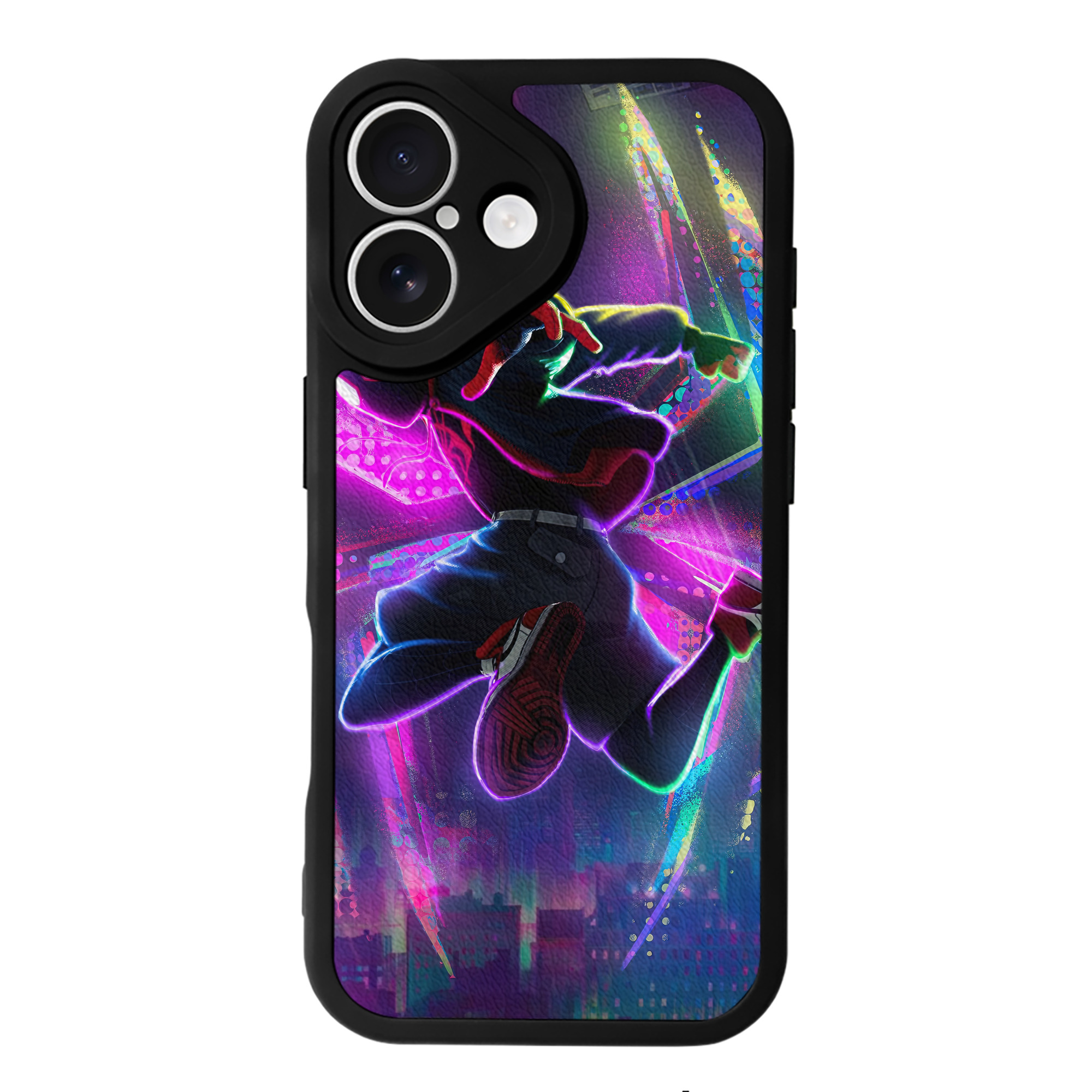 Spider Man スパイダーマン 【iPhone 16シリーズ対応】シリコンスマホケース（レザー調） 材質：シリコン